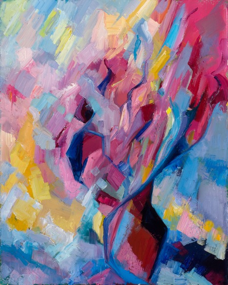 SILENTIUM: Pale lilac in black-azure (after Osip Mandelstam) (3)