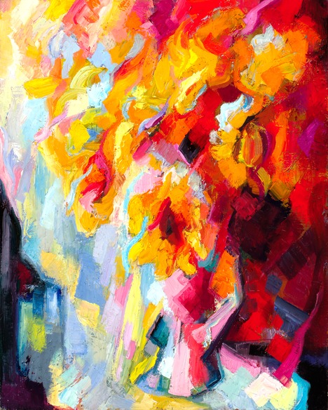 Sunflowers ("When mighty Winter leads her shaggy squads...", after Alexander Pushkin) (5) (2013-11-23)