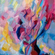 SILENTIUM: Pale lilac in black-azure (after Osip Mandelstam)